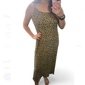 Sunflower Spaghetti Strap Dress